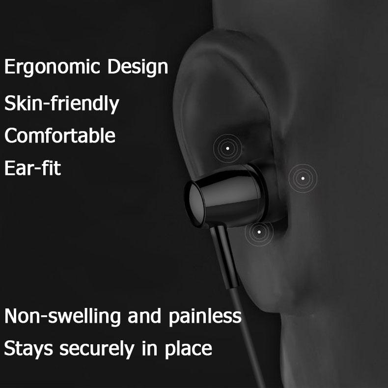 3.5mm Wired Headphones In Ear Headset Wired Earphones Heavy Bass HiFi Stereo Music Earbuds Sports In-line Control For Phones
