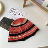 Versatile Style Hat Colored Stripes Womens Sunshade Hatscaps Fishermans