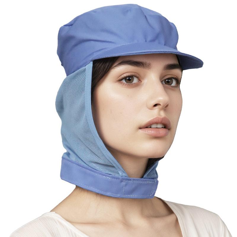 Anti-Hair Loss Food Processing Cap Workshop Staff Breathable Design Lightweight for Factory Restaurant Kitchen Work Use