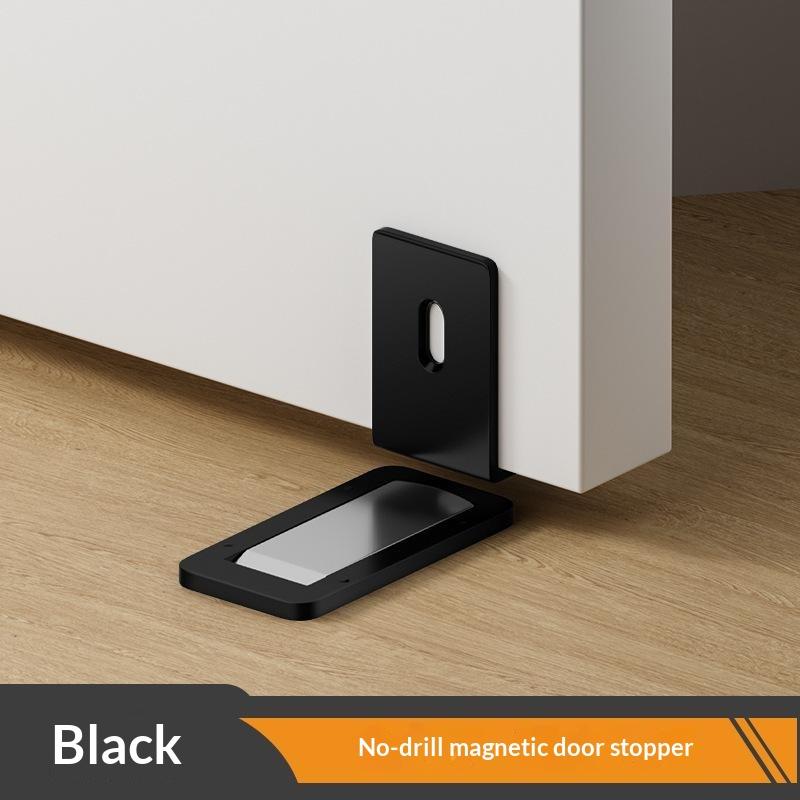Invisible Magnetic Door Stopper Self Adhesive No Drilling Anti-Collision Door Catch for Kids Room Bathroom Living Room