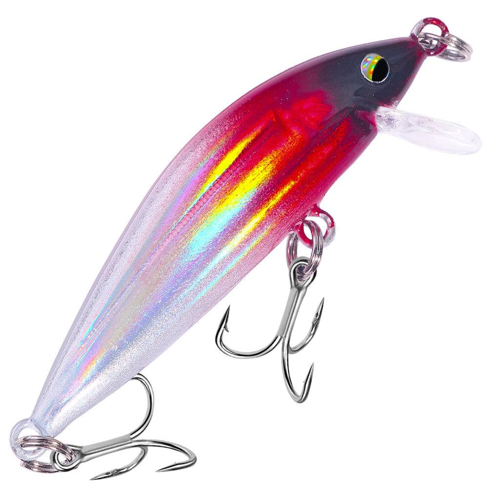 5CM3GFloating Minnow Lua Lure for Stream Fish, Special for Bass, Mandarin Fish, Topmouth Culter, Universal for All Swimming Laye