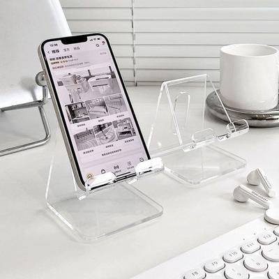 Klappbarer Tablet-Ständer, Acryl-Kristallhalterung, langlebiger PC-Stützhalter für iPad Air/iPhone