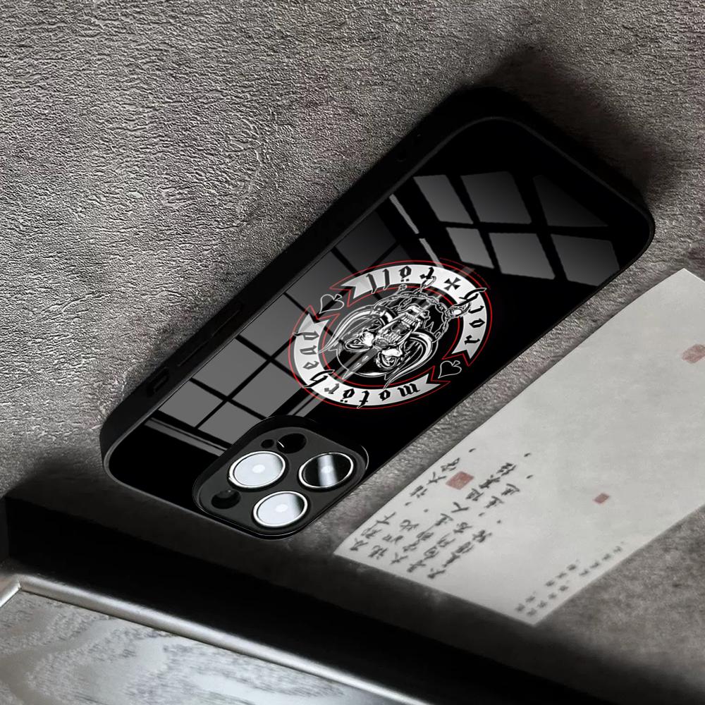 Band M-Motorhead Phone Case For 17 Pro Max IPhone 16 Pro 15 12 11 13 Mini X XR XS 14 Plus SE Glass Cover