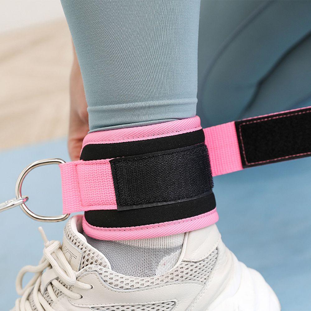 Leg Exercises Double D-Ring Ankle Cuffs Cable Ankle Straps Gym Workouts Leg Strength Trainer