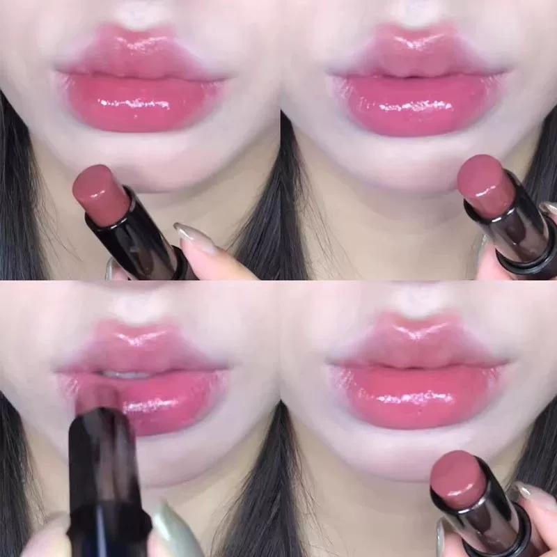 Natural-Looking Nude Lipstick Multi-Use Stick, Clear and Moisturizing, Mirror-Like Finish, Low Saturation, Brightening Effect, Official Flagship Store