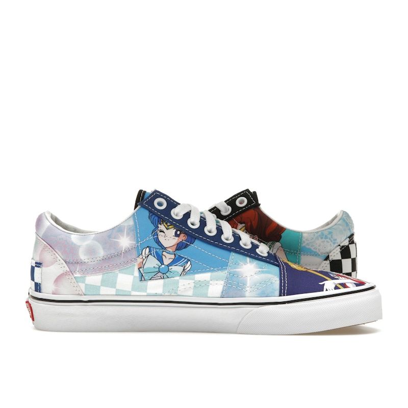 Sailor Moon X Vans Old Skool Pretty Guardian - Patchwork Unisex Sneakers Multi-Color Multi VN0005U7448