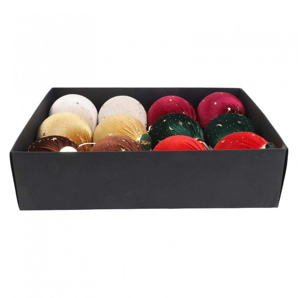 Complete Ornament Set Christmas Ornaments Velvet Decorations