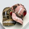 Baseball Letterings Alphabet Goodboy Printed Style Broken Women  Men For Neutral Gender Fresh Caps Peaked Hats Breathable Camo Sunshade Versatile