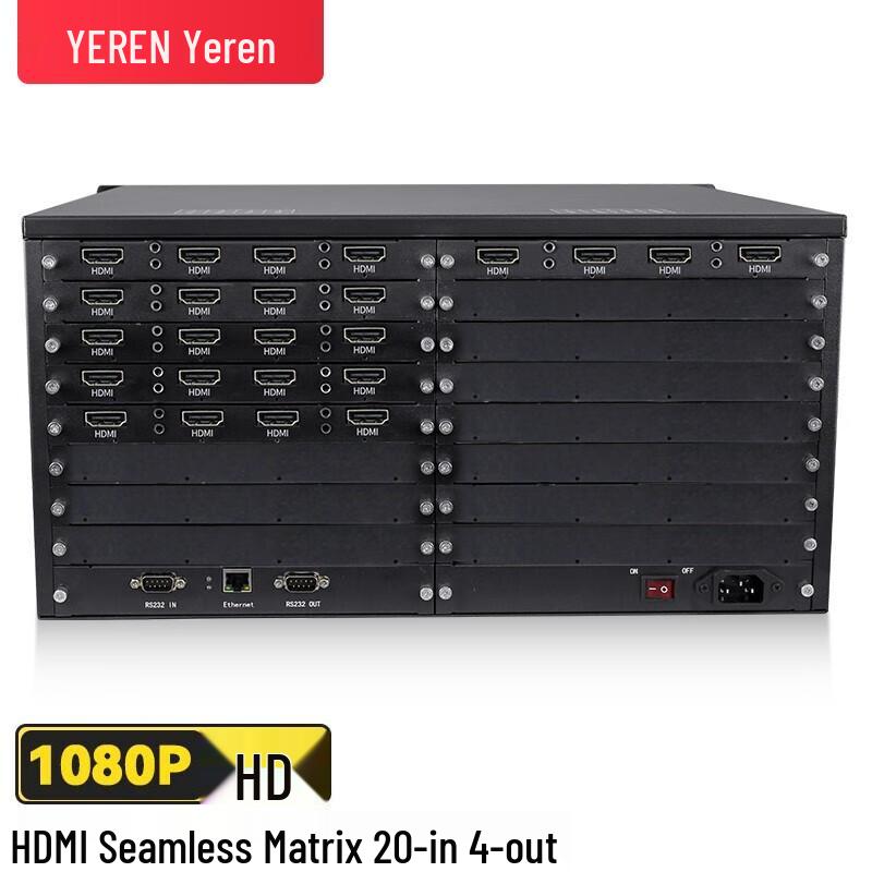 

YHC29 20x4 HDMI Seamless Hybrid Video Matrix Switcher