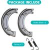 Rear Brake Shoes For Yamaha Big Bear 350 400 Kodiak 400 Grizzly 600 OEM# 4WV-W253E-01-00 5FU-WF536-00-00
