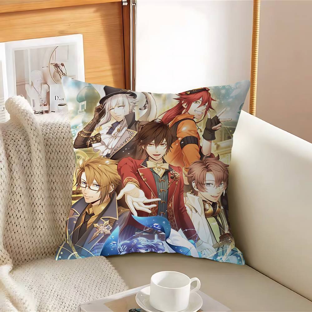 Anime A-AM-NESIA Cushion Cover Car Throw Pillow Case For Sofa Car Christmas Gift 40x40cm 45x45cm