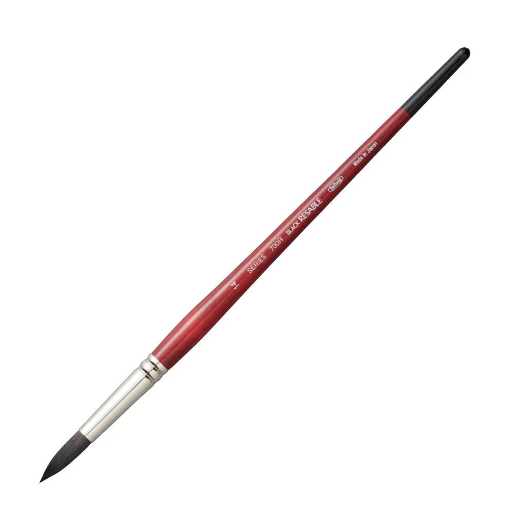 

Holbein Watercolor Brush Black Resable 700R Round 14 204138 No.