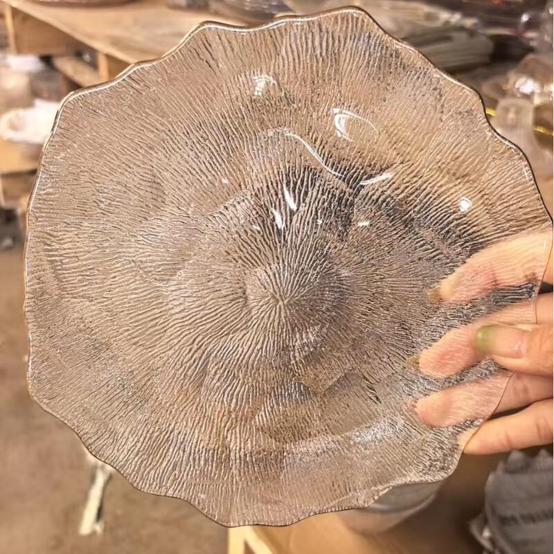 Dirian Striped Glass Plates