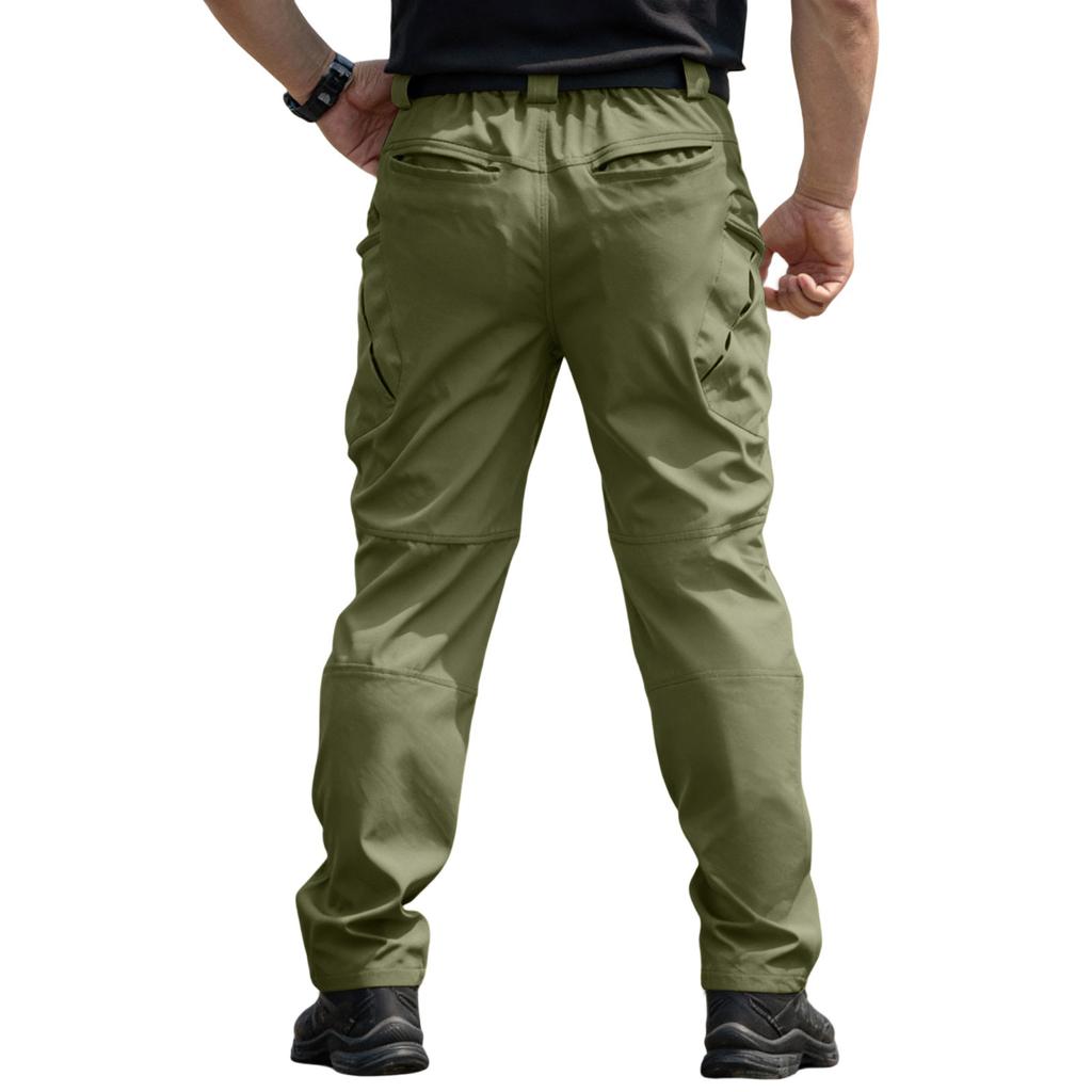 Men Pants Multi Pocket Breathable Outdoor Hiking Fishing Construction Work Trousers for Daily Use