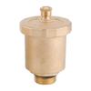 HVAC System Automatic Float Valve Brass Exhaust Valve with Air Bleeder Vent Valve No Water Leakage Maximum Pressure 150 PSI