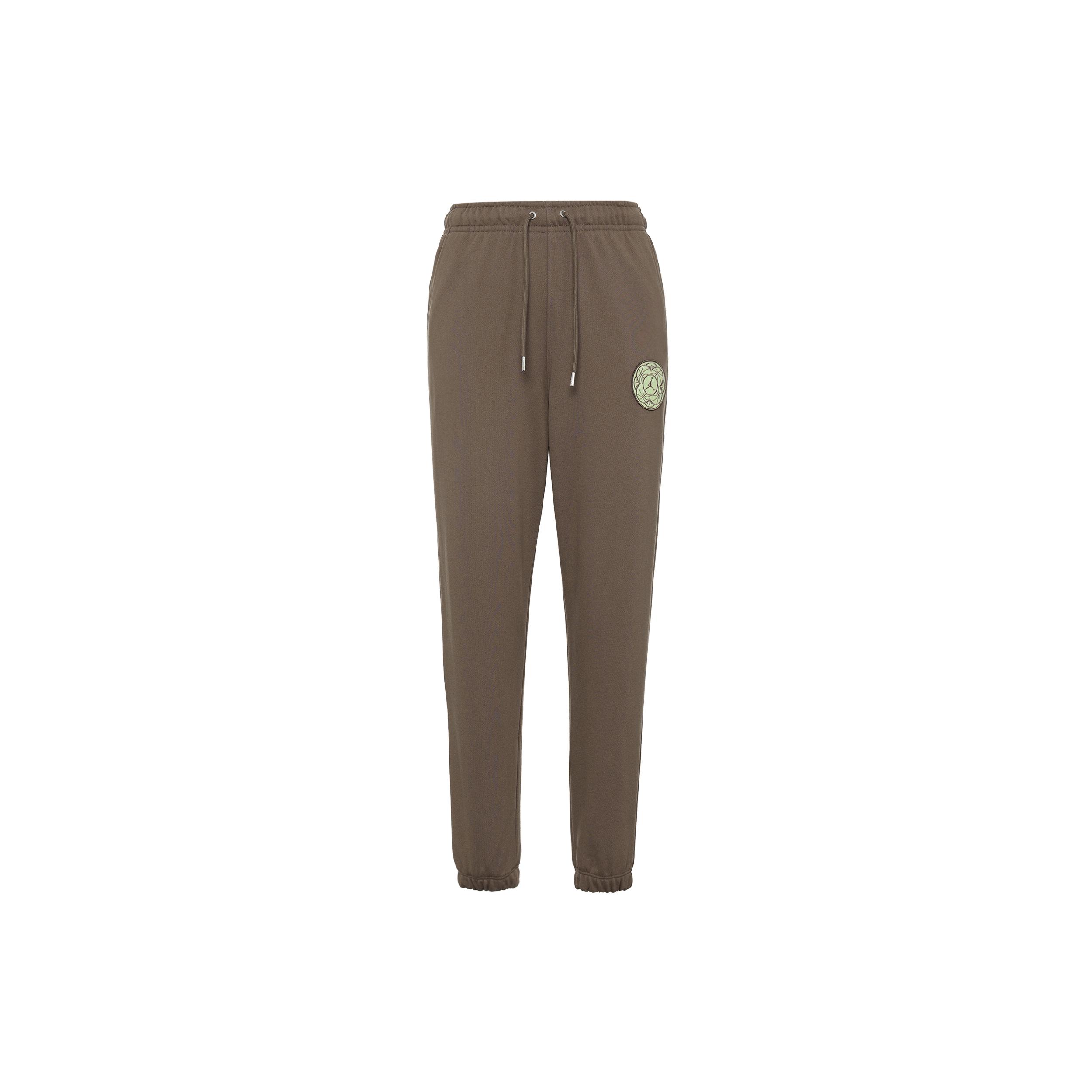 Jordan CNY Knitted Sweatpants Men s Light Umber Moderate Cuffed Pants FB1454-274 M