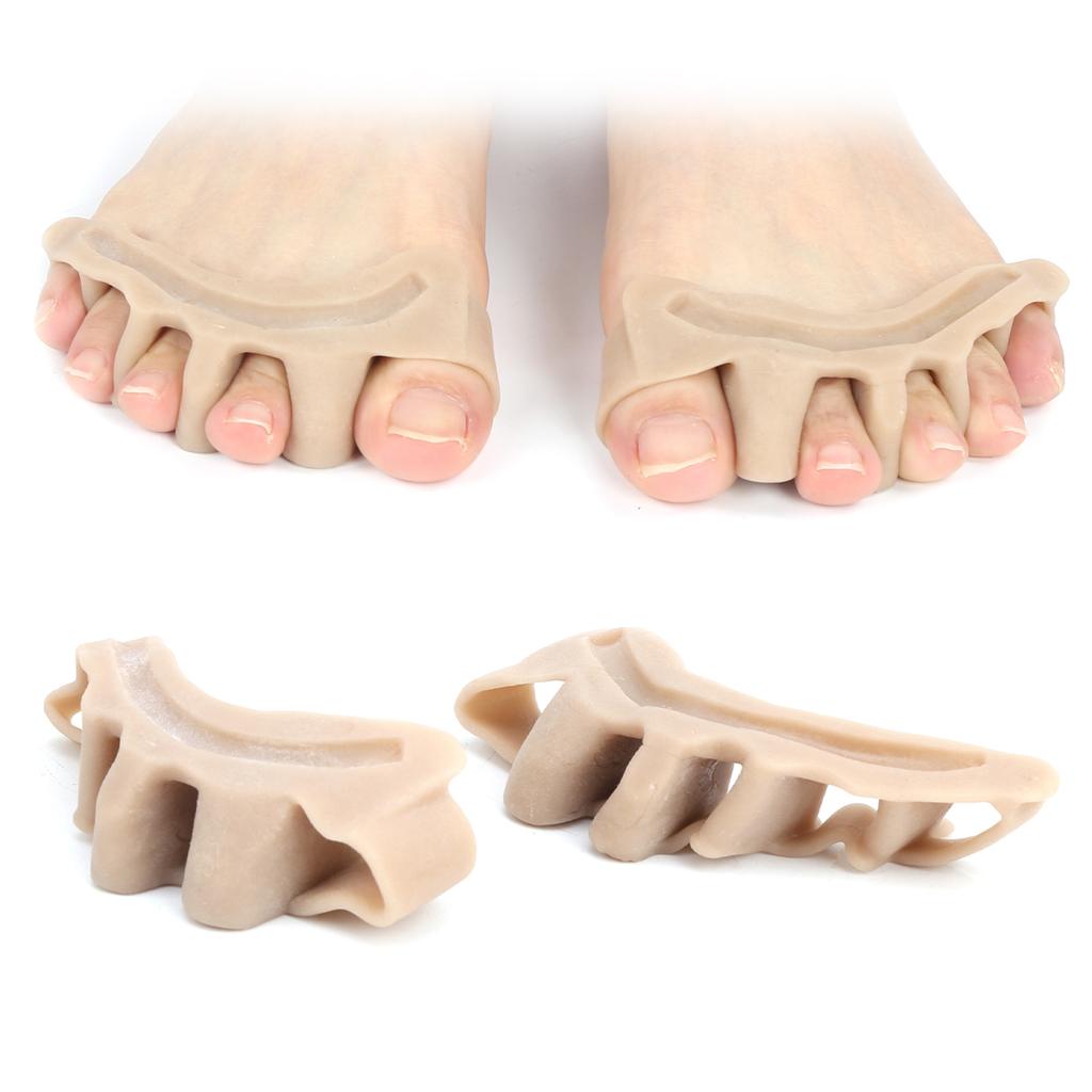 2pcs Hallux Valgus Bunion Corrector Unisex Silicone Toe Separator Foot Care Correction