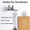 Suction Cup Hooks, Clear Reusable Heavy Duty Vacuum Suction Cup Hooks Glass Kitchen Bathroom Hooks for Towel