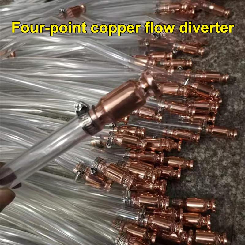 1Pc Copper Siphon Refueling Gas Siphon Pump Fuel Water Shaker Siphon Safety Self Priming Hose Flexible Siphon Connector