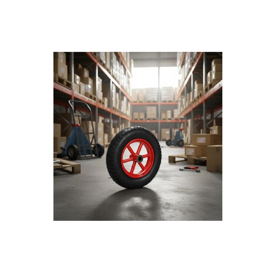 14 Inch Air-Filled Wheel Wear Resistant Hand Wagon Replacement Wheel Professional Hardware Effortless Rolling Wide Surface