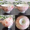 Waza No Kura Stylish Kutani Ware Rice Bowl Flower Shower Pink Ceramic Tea Bowl Brand Japanese Tableware Made In Japan Birthday Present 60th Birthday
