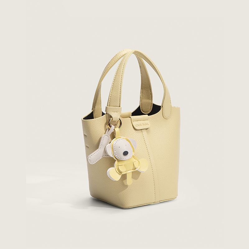 

Овощная корзина ZAR Сумка-сатчел Продвинутая текстура Осенне-зимние женские сумки Light lemon yellow