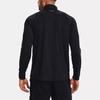 Under Armour Velocity 2.0 Casual Breathable Half-Zip Sports Long Sleeve T-Shirt Men Tops Black 1345712-001