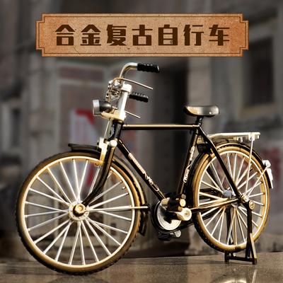 1:Bicicleta de 10 Aleaciones de 28 Barras, Modelo de Bomba de Adorno de Bicicleta Clásica, Venta Caliente Transfronteriza