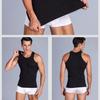 Cotton Vest Men's Fine Thread Elastic Vest Men's Large Size Work White Cotton Vest Men's Tops