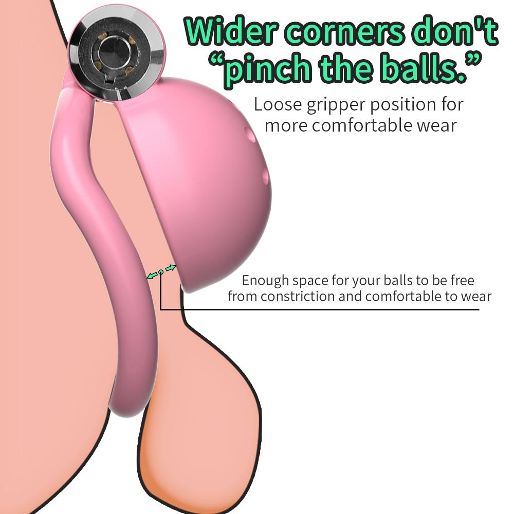 Gaiola de Castidade com 5 Anéis Gaiola para Pênis Brinquedo Sexual para Adultos Bondage de Pênis Trava Uretral Macho Cuckold Erótico Casal Brinquedo BDSM