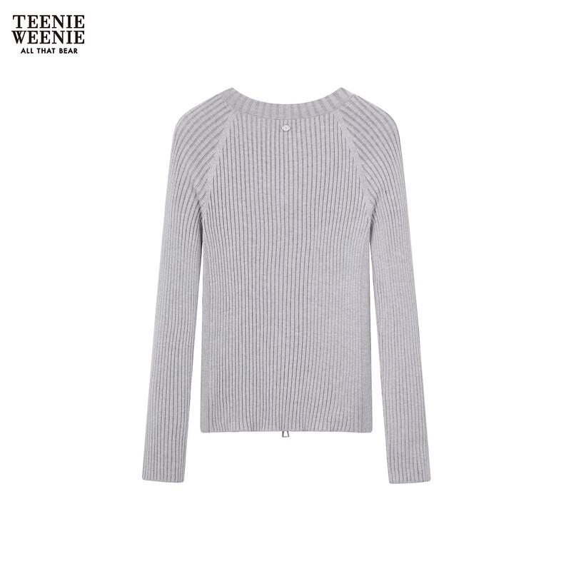 Teenie Weenie Bear Letter Knitted Cardigan