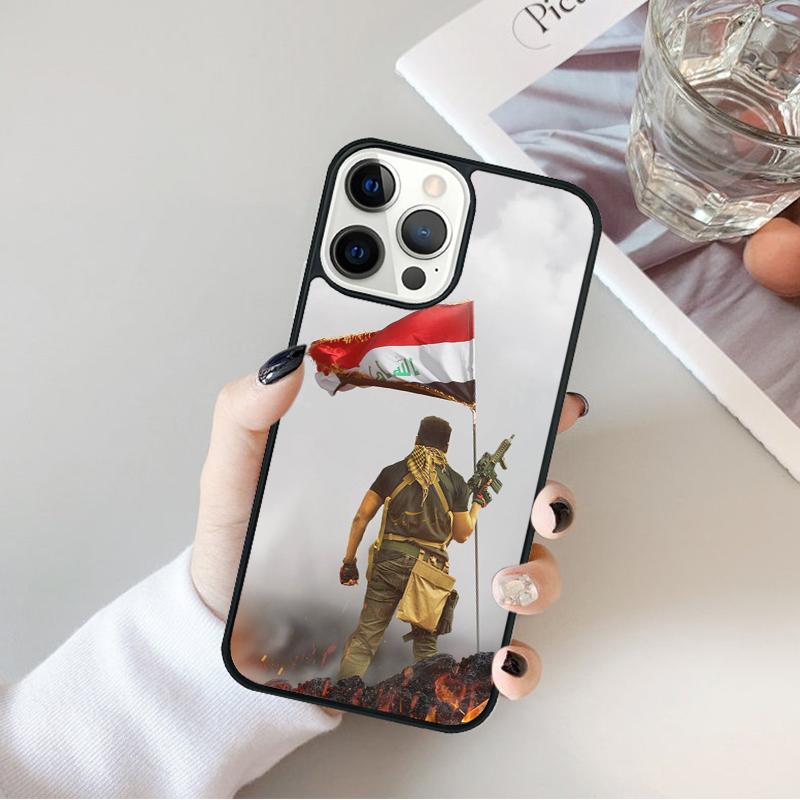 Iraqi Iraq Flag Phone Case Cover For iPhone 17 Air 16 15 14 Plus 11 12 13 Pro Max Coque Shell Fundas