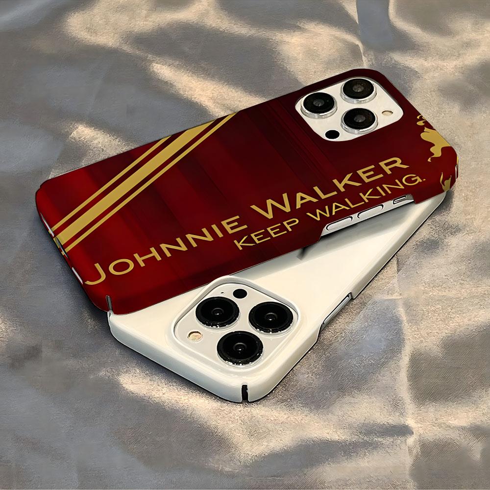 Etui na telefon z logo Johnnie Walker Luksusowe Dla IPhone 16 15 14 13 12 11 Plus Pro Max Mini Błyszczące HD Twarda Folia Powłoka