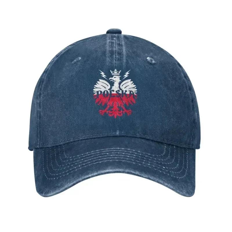 Custom Cotton Polska Polish Eagle Baseball Cap Unisex Women Adjustable Unisex Poland Pride Dad Hat Summer