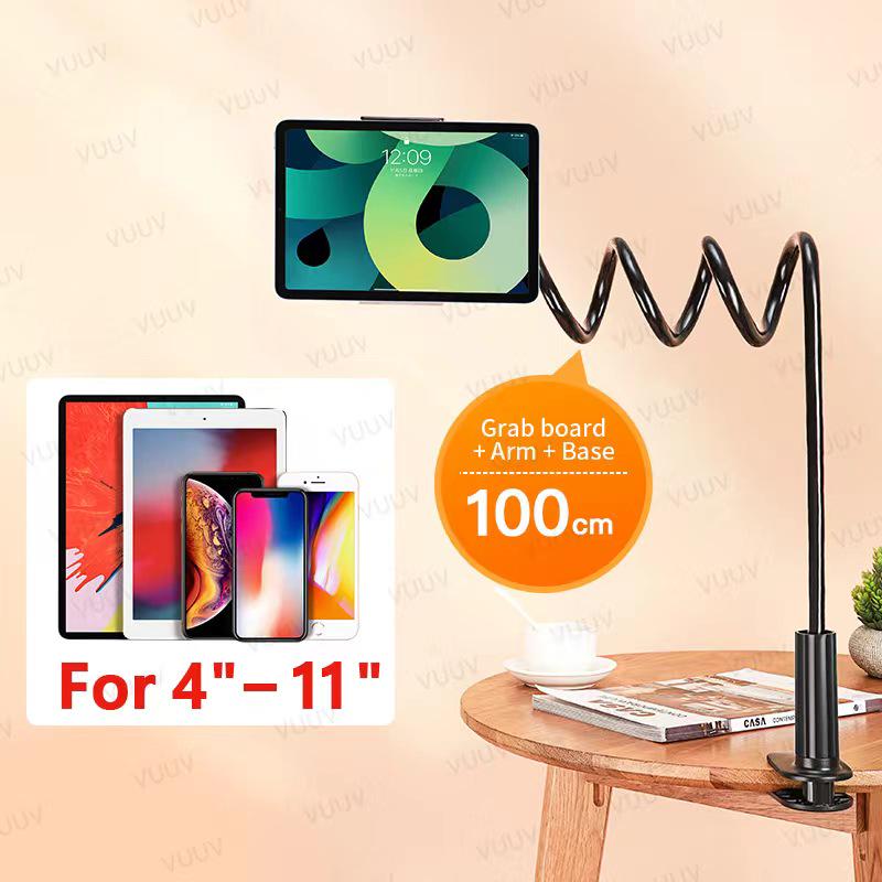 

Adjustable Tablet and Phone Stand for Bed and Desk чёрный