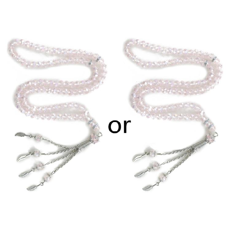 Tasbih Prayer Beads  Muhammad Simitate Agate Islamic Rosary Necklaces