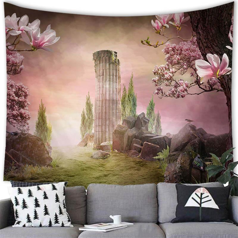 Magic Forest Wall Hanging Decoration Tapestry Home Room Bedroom Decoration Background Wall Decoration
