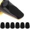 64pcs Food Grade Silicone 0.8mm 0.5mm Oval Mouthpiece Cushions Alto Tenor Saxophone Clarinet Beginner Enthusiast