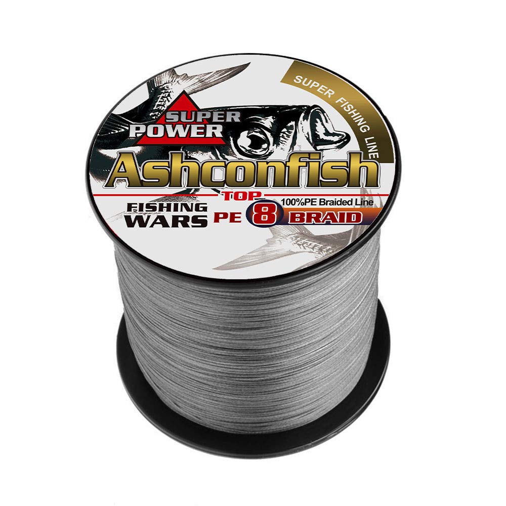 

Ashconfish PE Line, 8-strand, Fishing Line, 500m (0.4, 0.6, 0.8, 1, 1.2, 1.5, 2, 3, 3.5, 4, 4.5, 5, 6, 7, 8, 9, 10) High Strength, High Sensitivity, L