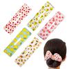 Hair Bun Maker  Bun Print Headband Hairpin Women Hair Styling Twist Stylish Donut Bun Maker Accessories Twisted Hairpin Tool