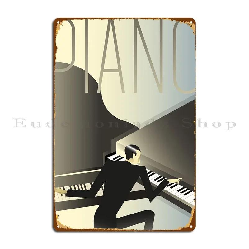 Art Deco From Paul Colin Metal Sign Custom Custom Party Create Club Tin Sign Poster 20x30cm(7.8x11.8inch)