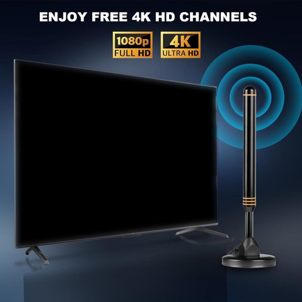 ABS Digital TV Antenna Indoor/Outdoor TV Antenna 1000 Miles Range 4K HD Signal Booster With 5M Cable TV Tools Accessories