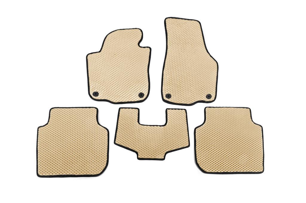 EVA Mats (USA, Beige) for Volkswagen Passat B8 2015-2023