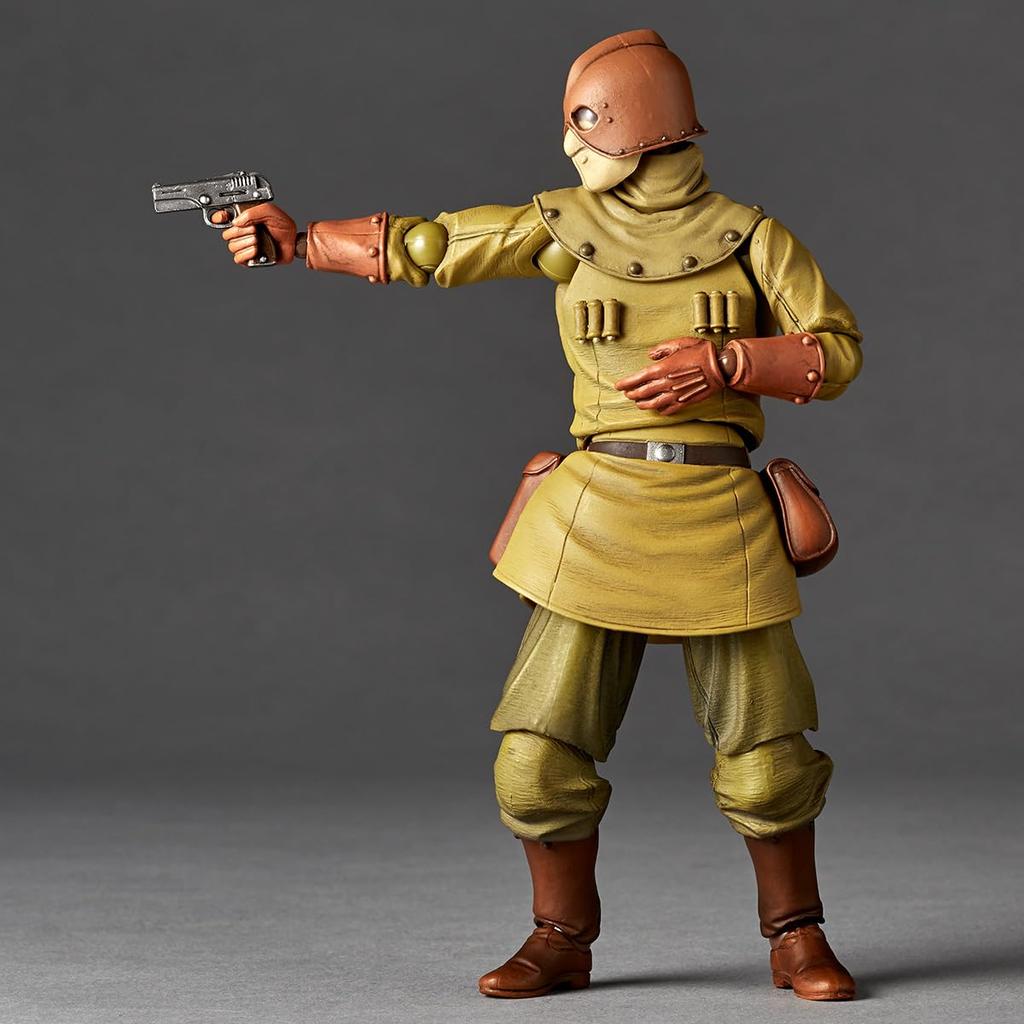 Kaiyodo Takeya Freely Figurine Nausicaa of the Valley of the Wind Torumekia Commando Height 150mm PVC ABS Painted Movable Figure Approx. Non-scale &