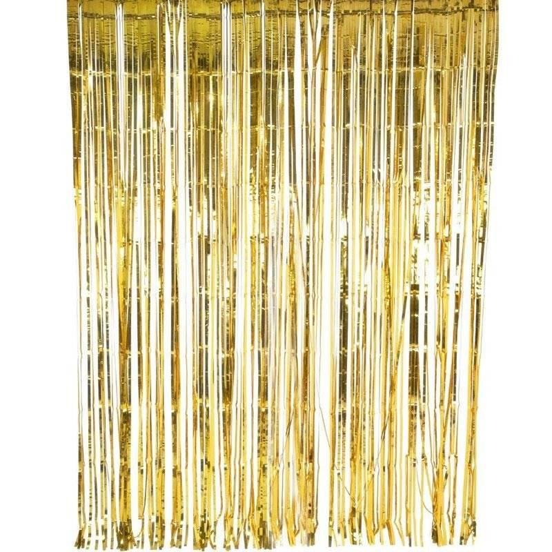 Kurtyna Dekoracyjna, Złota, 100 Cm X 200 Cm