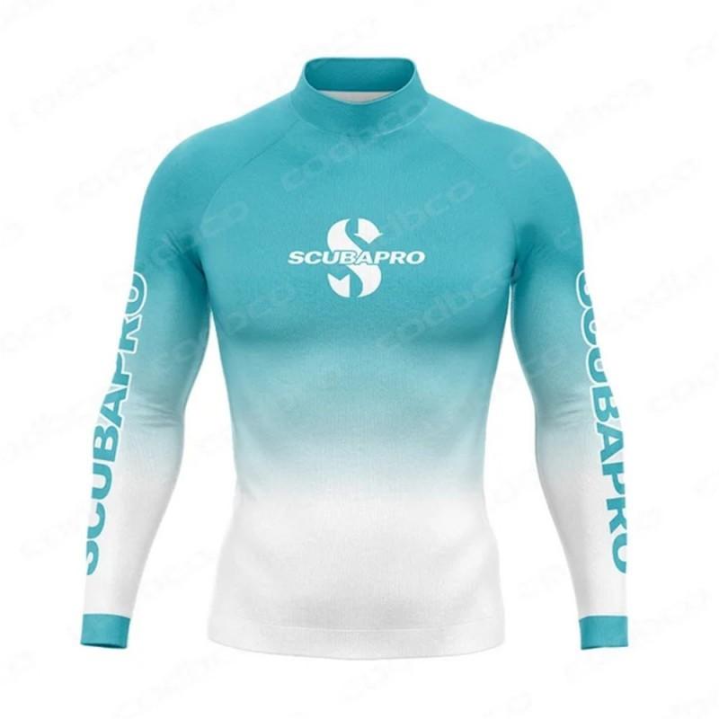 

SCUBA Gradient Color Comfortable Sunscreen Diving Suit Men s Split Snorkeling Jellyfish Warm Swimming Surfing 4XL
