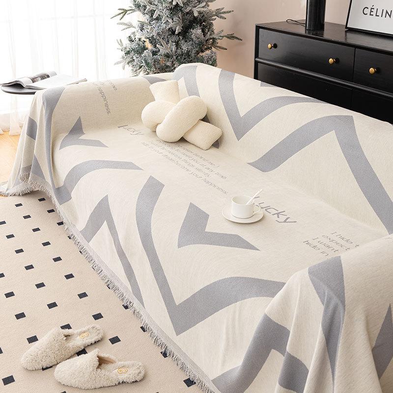 Полотенце для дивана из шенилловой ткани с защитой от царапин от кошек — фото 6