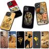 Egypt Nefertiti Anubis Ankh for Samsung Galaxy A25 A37 A57 A12 A14 A31 A41 A50 A51 A70 A71 A72 A21S A04 M15 Note 20 9 8 10 Case