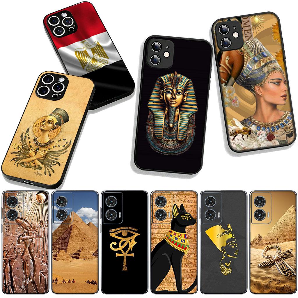 Egypt Nefertiti Anubis Ankh for Samsung Galaxy A25 A37 A57 A12 A14 A31 A41 A50 A51 A70 A71 A72 A21S A04 M15 Note 20 9 8 10 Case