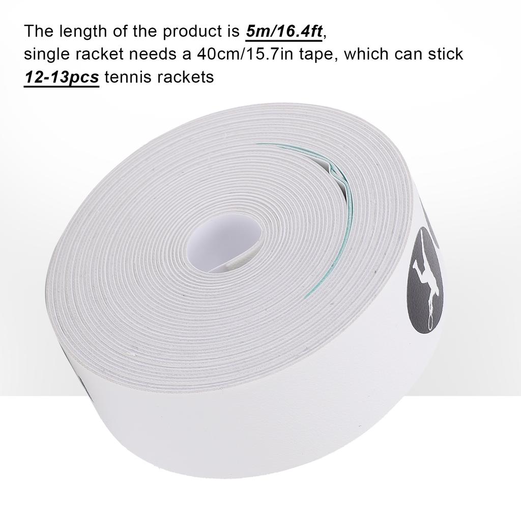 Tennis Racket Hd AntiScratch Tape Racket Hd Frame Guard PU  ive Sticker(Black )